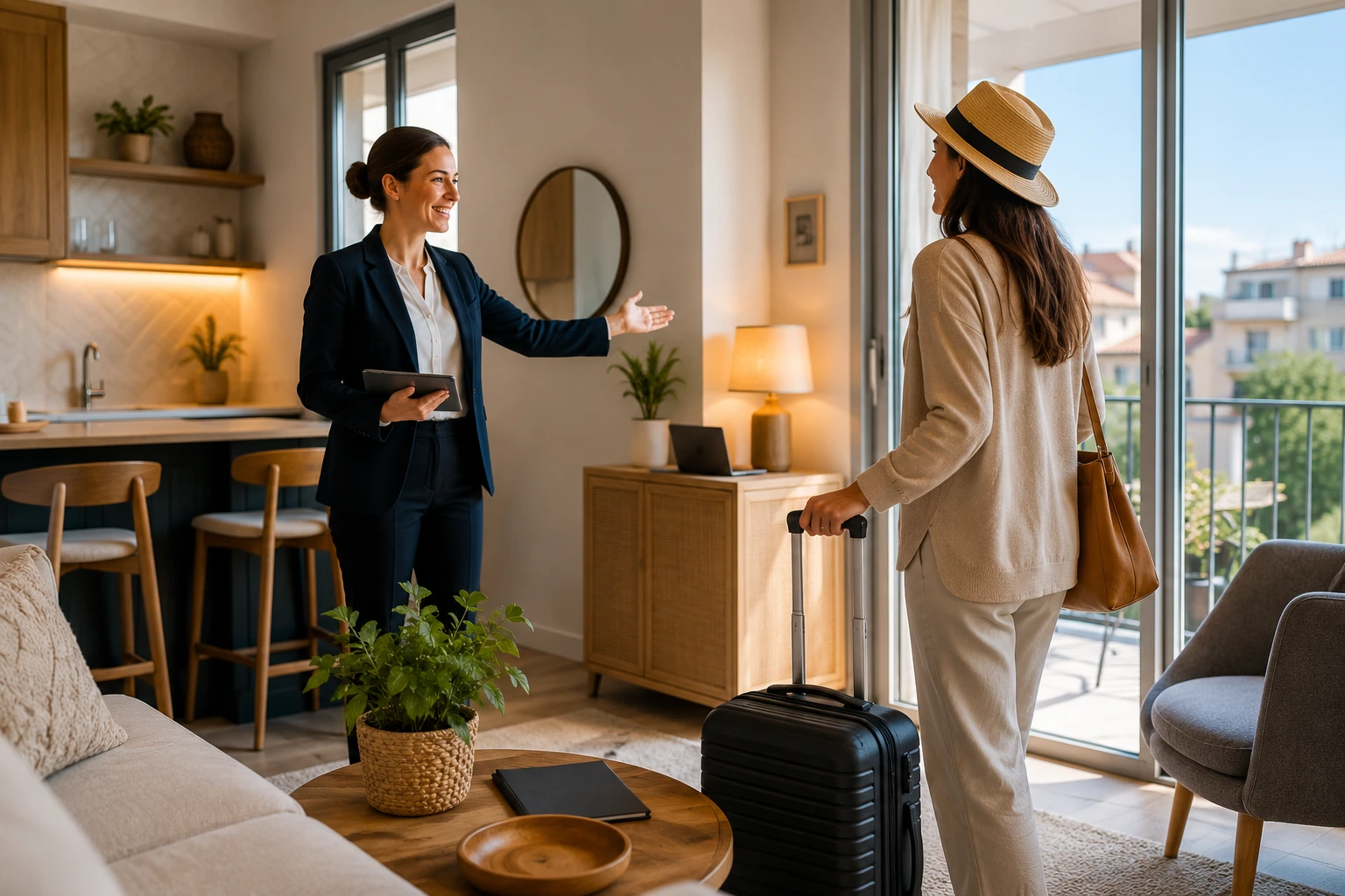Logement préparé pour une location saisonnière